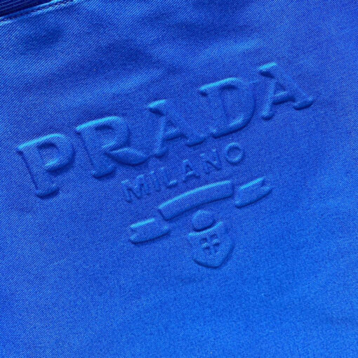 Replica Prada 1BG395 Drill tote Shoulder bag Blue 4