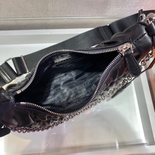 Replica Prada 1BH204 Mini Bags Prada Crossbody Leather bag In Black 8