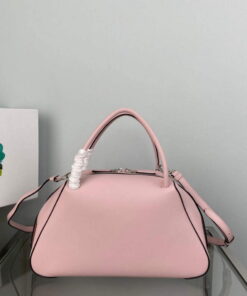 Replica Prada 1BA365 Medium leather handbag Alabaster Pink