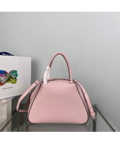 Replica Prada 1BA366 Small leather handbag Alabaster Pink