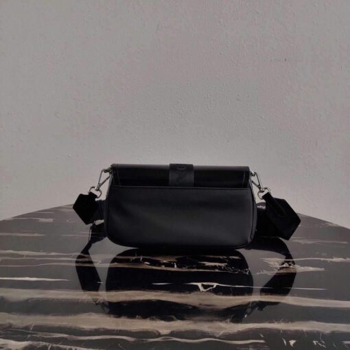 Replica Prada 1BD295 Prada Pocket Nappa Leather Bag Black 3