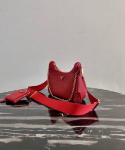 Replica Prada 1BH204 Prada Re-Edition 2005 Saffiano leather Bag in Red