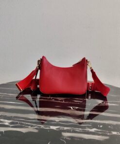 Replica Prada 1BH204 Prada Re-Edition 2005 Saffiano leather Bag in Red 2
