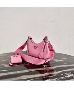 Replica Prada 1BH204 Prada Re-Edition 2005 Saffiano leather Bag in Pink