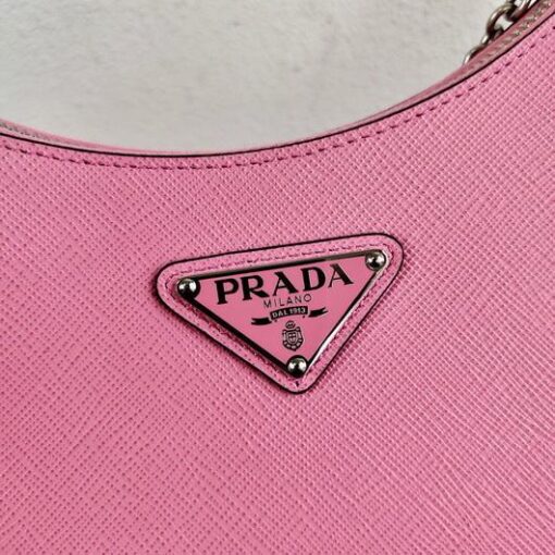 Replica Prada 1BH204 Prada Re-Edition 2005 Saffiano leather Bag in Pink 4