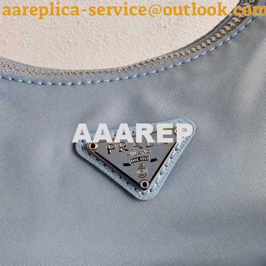 Replica Prada 1BH204 Prada Re-Edition 2005 Nylon Bag Light Blue 5 Replica Prada 1BH204 Prada Re-Edition 2005 Nylon Bag Light Blue 5