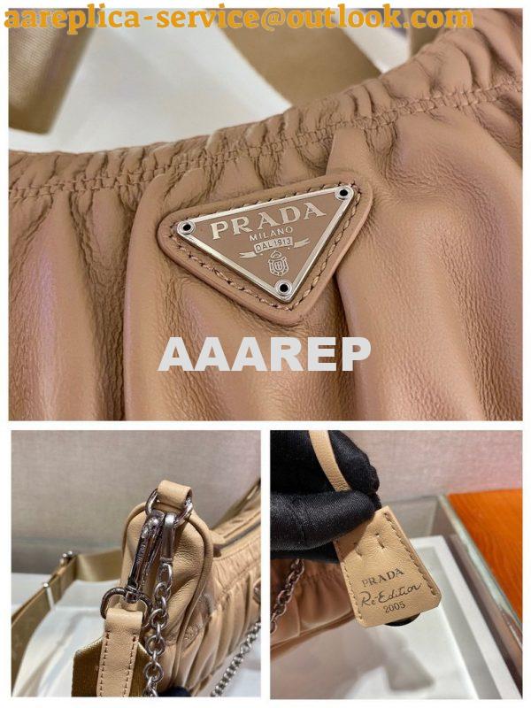 Replica Prada 1BH204 Mini Bags Prada Crossbody Leather bag In Apricot 6 Replica Prada 1BH204 Mini Bags Prada Crossbody Leather bag In Apricot 6
