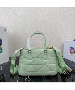 Replica Prada Small Prada Galleria Saffiano Leather bag 1BA863 Green