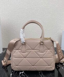 Replica Prada Small Prada Galleria Saffiano Leather bag 1BA863 Apricot