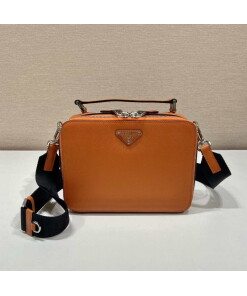 Replica Prada 2VH069 Brique Saffiano leather bag Orange