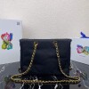 Replica Prada Nylon Vintage Chain Stray Bag 1BD621 Black
