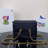 Replica Prada Nylon Vintage Chain Stray Bag 1BD621 Apricot 9