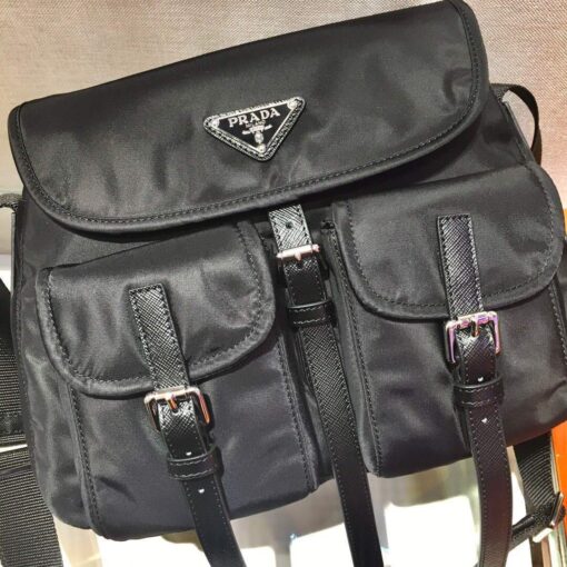 Replica Prada Nylon Shoulder Bag 1BD225 Black 3