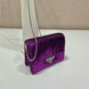 Replica Prada Crystal-studded card holder with shoulder strap 1MR024 Yellow Crystal 10