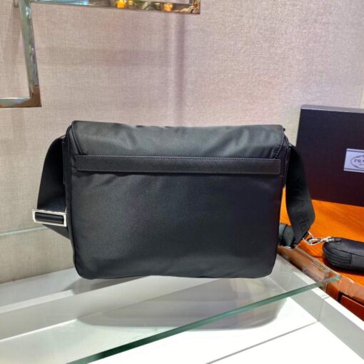 Replica Prada Medium Nylon Shoulder Bag 1BD671 Black 3
