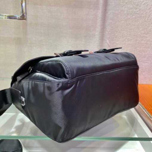 Replica Prada Medium Nylon Shoulder Bag 1BD671 Black 4