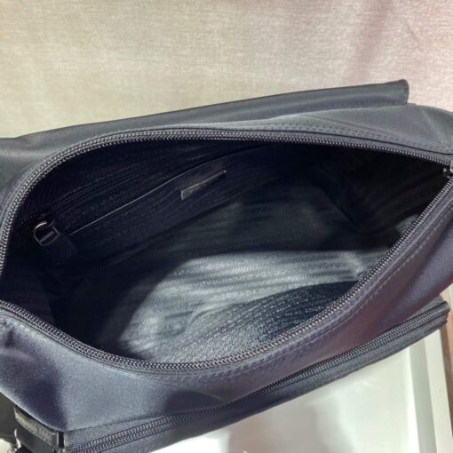 Replica Prada Medium Nylon Shoulder Bag 1BD671 Black 8