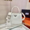 Replica Prada Medium Nylon Shoulder Bag 1BD671 Apricot 9