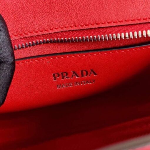 Replica Prada 1BA269 Saffiano Leather Prada Monochrome Bag Red 8