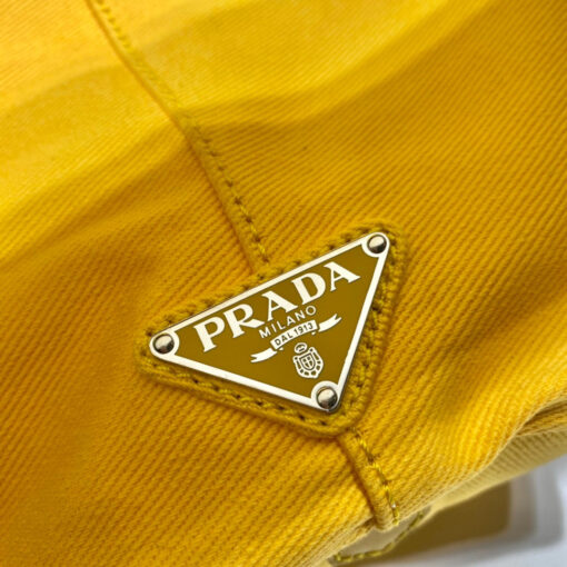 Replica Prada 1BG395 Drill tote Shoulder bag Yellow 7