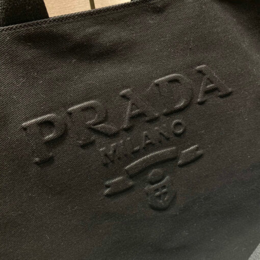 Replica Prada 1BG395 Drill tote Shoulder bag Black 3