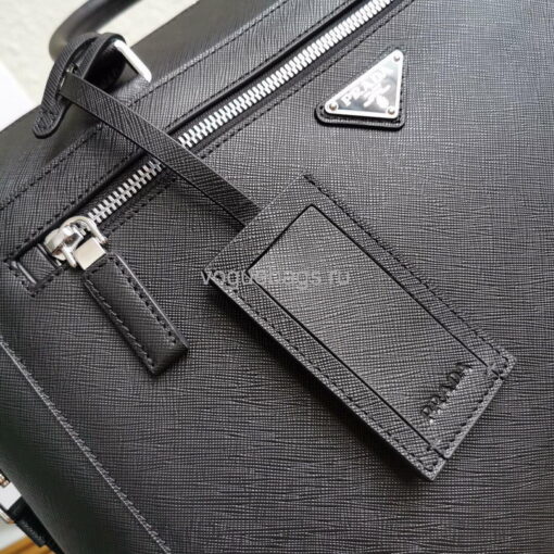 Replica Prada 2VG044 Saffiano Leather Tote Bag in Black 5