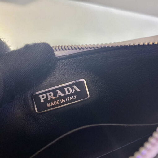 Replica Prada 1BC155 Saffiano leather mini bag Blingbing Silver 7
