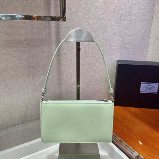 Replica Prada 1BC155 Saffiano leather mini bag Green 3
