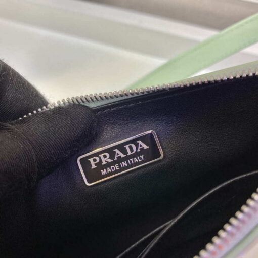 Replica Prada 1BC155 Saffiano leather mini bag Green 8