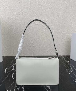 Replica Prada 1BC155 Saffiano leather mini bag White