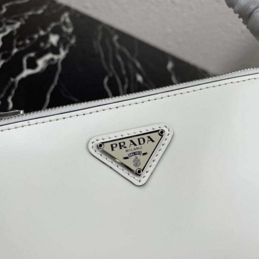 Replica Prada 1BC155 Saffiano leather mini bag White 3
