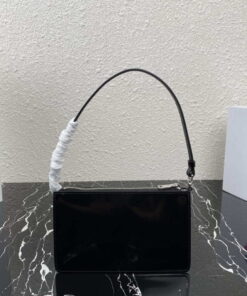 Replica Prada 1BC155 Saffiano leather mini bag Black