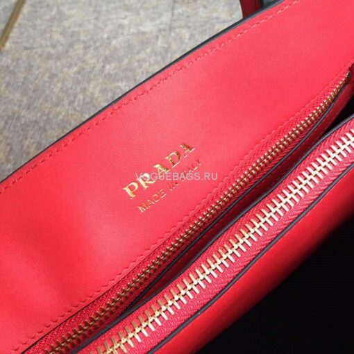 Replica Prada 1BA153 Large Saffiano Leather Handbag in Red 7