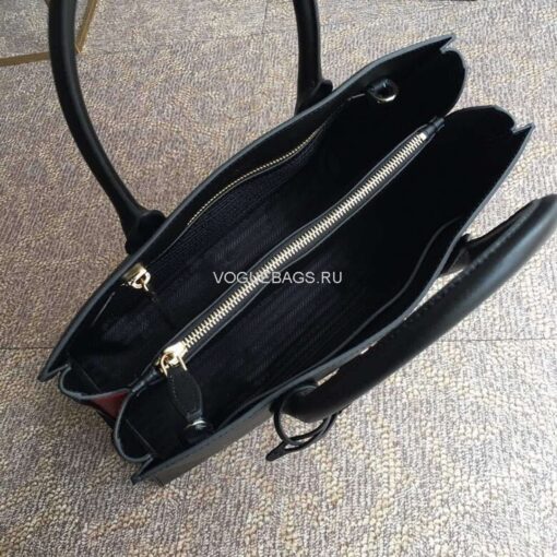Replica Prada 1BA153 Large Saffiano Leather Handbag in Black 5
