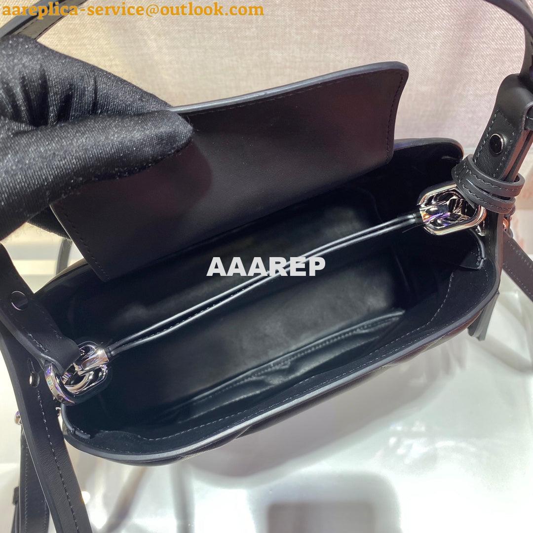 Replica Prada 1BA311 Spectrum Small Leather Top Handle Bag Black 6 Replica Prada 1BA311 Spectrum Small Leather Top Handle Bag Black 6