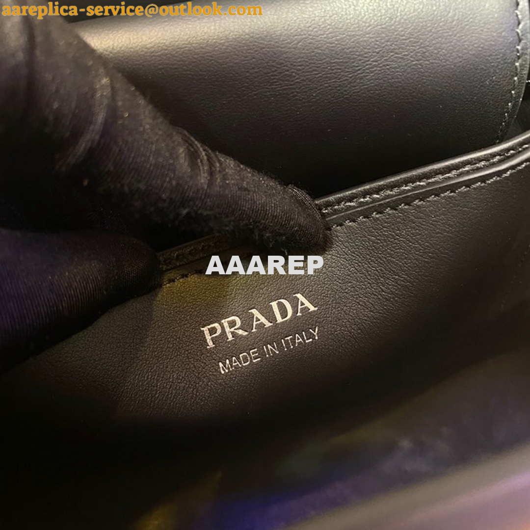 Replica Prada 1BA311 Spectrum Small Leather Top Handle Bag Black 8 Replica Prada 1BA311 Spectrum Small Leather Top Handle Bag Black 8