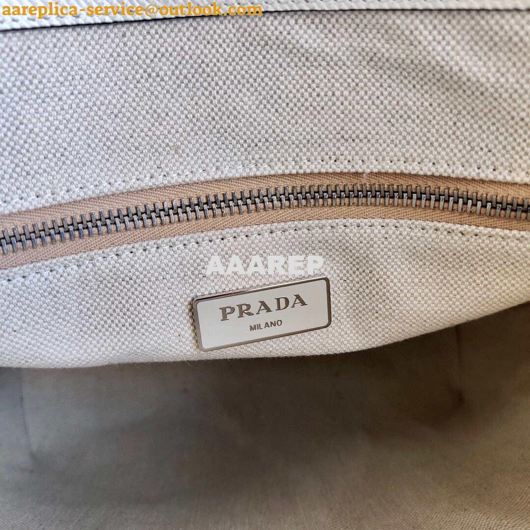 Replica Prada Saffiano Leather 1BG342 Tote White 5 Replica Prada Saffiano Leather 1BG342 Tote White 5