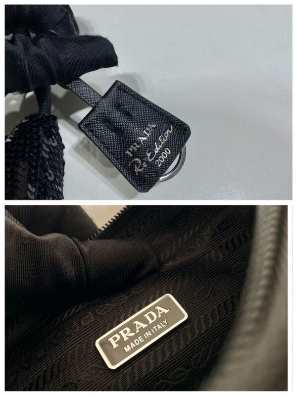 Replica Prada 1NE515 Re-Edition 2000 Re-Nylon mini-bag Black 7