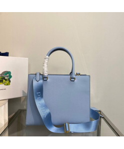 Replica Prada 1BA337 Medium Saffiano leather handbag Blue