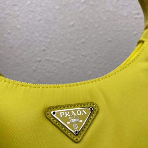 Replica Prada 1NE515 Re-Nylon Re-Edition 2000 mini-bag Lemon Yellow 4