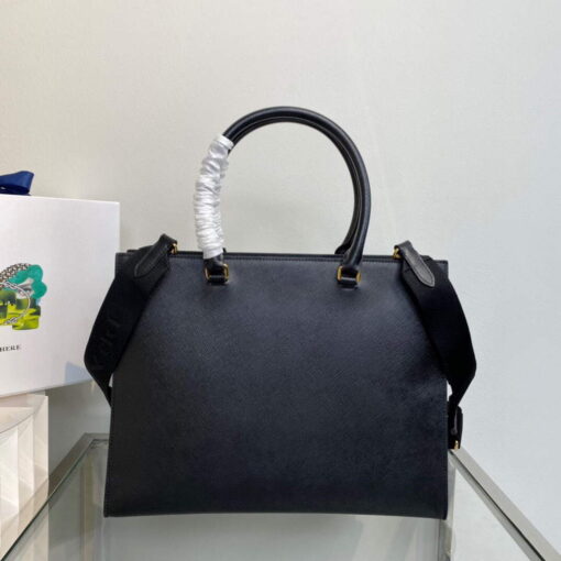 Replica Prada 1BA335 Large Saffiano leather handbag Black