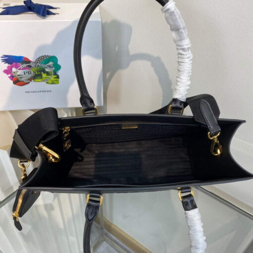 Replica Prada 1BA335 Large Saffiano leather handbag Black 7
