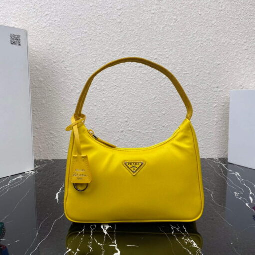 Replica Prada 1NE515 Re-Nylon Re-Edition 2000 mini-bag Yellow