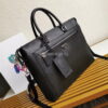 Replica Prada 2VH113 Saffiano Leather Shoulder Bag in Black 10