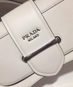 Replica Prada 1BD168 Handbags Prada Shoulder bag White 2