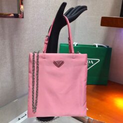 Replica Prada 1BA252 Nylon Handbag Pink