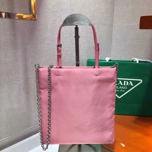 Replica Prada 1BA252 Nylon Handbag Pink 3