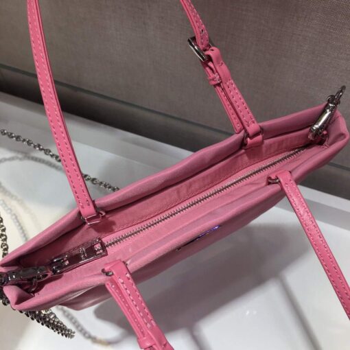 Replica Prada 1BA252 Nylon Handbag Pink 6