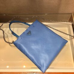Replica Prada 1BA252 Nylon Handbag Blue