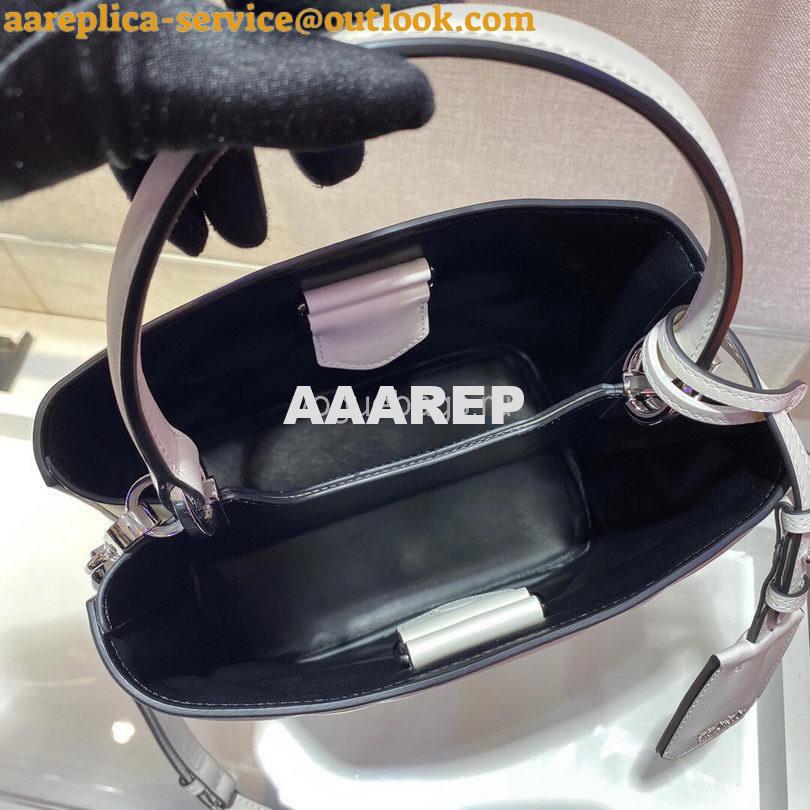 Replica Prada 1BA212 Medium Saffiano Leather Prada Panier Bag in White 6 Replica Prada 1BA212 Medium Saffiano Leather Prada Panier Bag in White 6